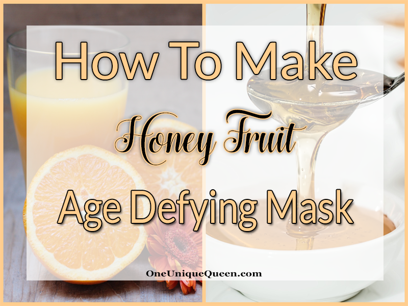 How To Make Honey Fruit Age Defying Mask. This mixture is specially good for mature skin and will put softness into younger skins which have been over dried by wind or sun.