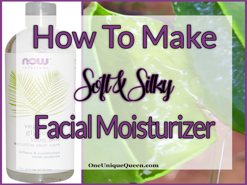 How To Make Soft & Silky Facial Moisturizer