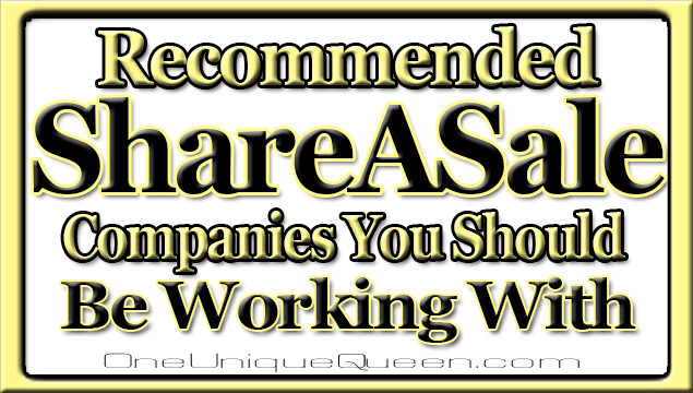 Recommended ShareASale Companies You Should Be Working With