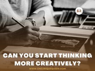 Whether you’re looking to get into some form of art or you think you might have once had a creative spark but lost it, it’s not uncommon for people to yearn to be a more creative soul. However, it’s not something you’re necessarily born with. It’s something that you can work on, just as much as any other skill. Here are a few ways to do it. 

#Creative #Thinking

http://www.oneuniquequeen.com/can-you-start-thinking-more-creatively/