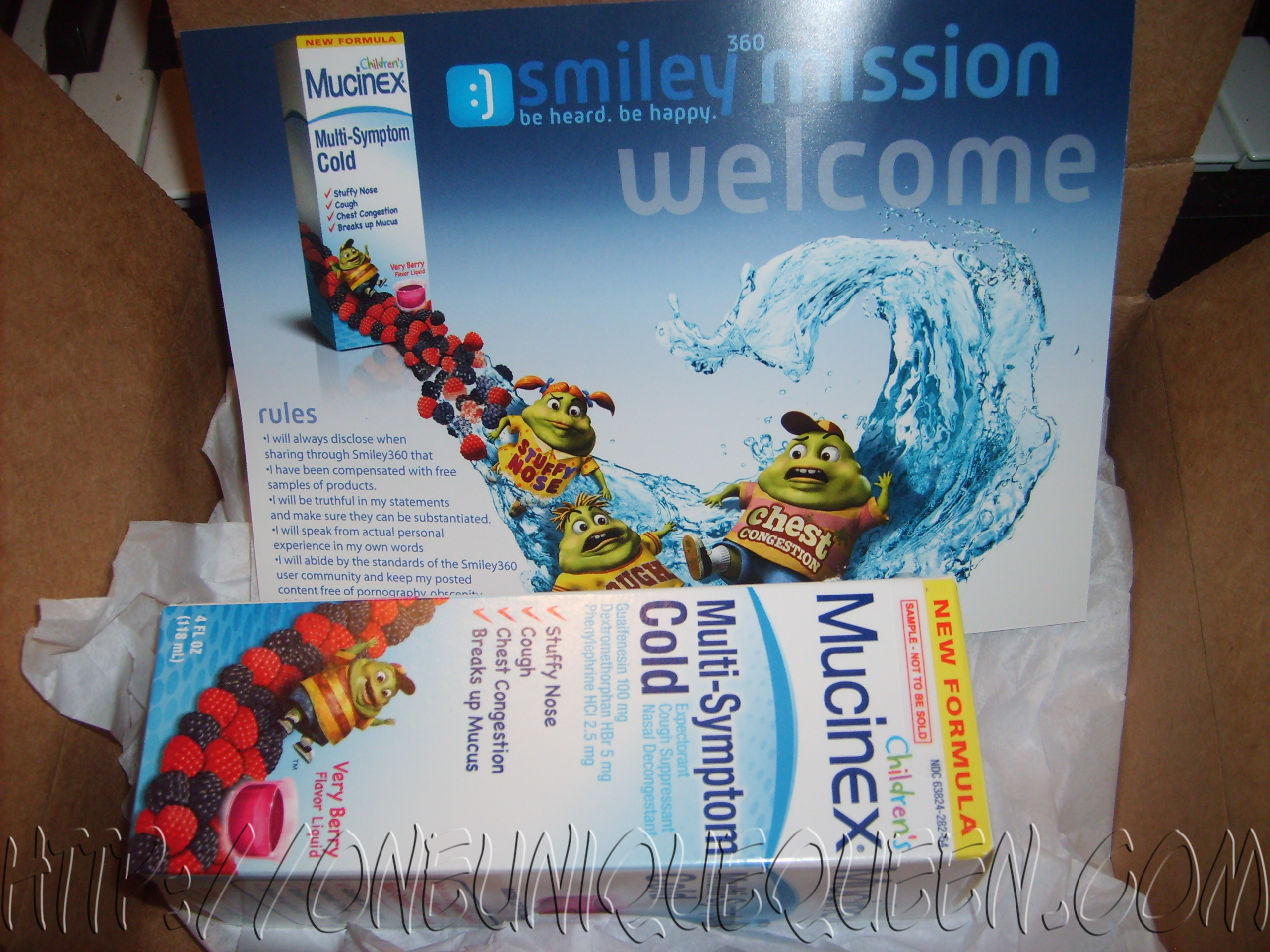 [Smiley360 Mission Review] Children's Mucinex® Multi-Symptom Cold