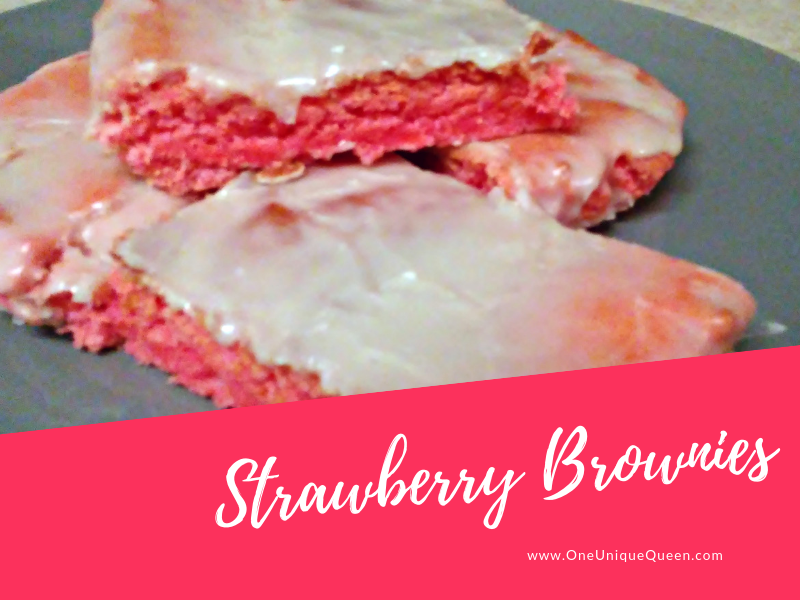 Strawberry Brownies