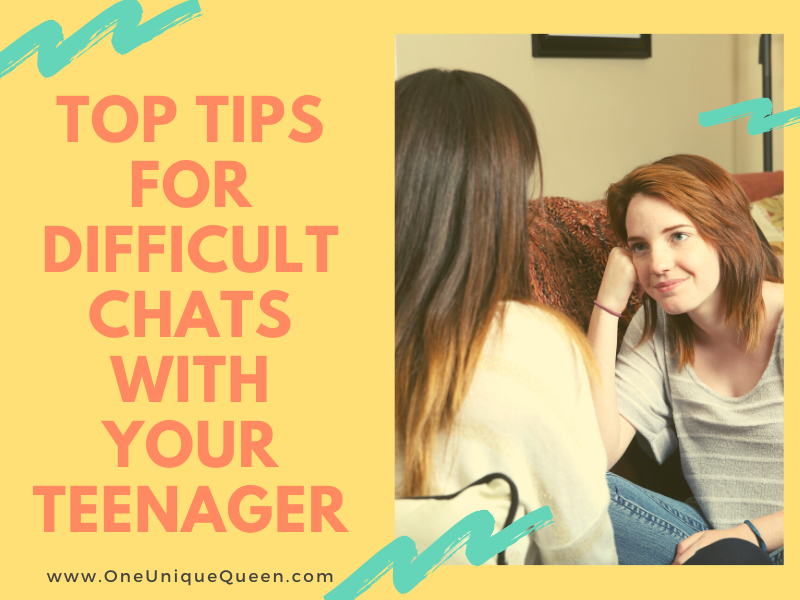 Top Tips For Difficult Chats With Your Teenager