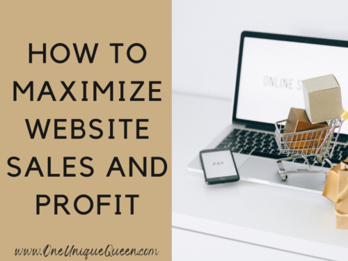 How To Maximize Website Sales And Profit